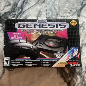 SEGA GENESIS MINI - opened, working